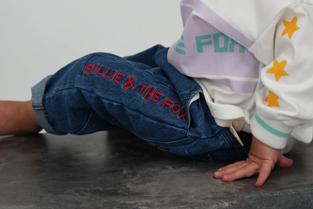 Billie & the Fox Renegade Jeans — classic kids denim jeans, ages 6 months to 6 years
