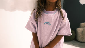 Billie & the Fox Supernova Terry Set — Lilac kids organic terry cotton set, ages 6 months to 6 years