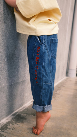 Billie & the Fox Renegade Jeans — classic kids denim jeans, ages 6 months to 6 years